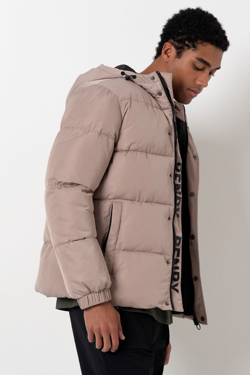 Puffer Jacket _ 157850 _ Taupe