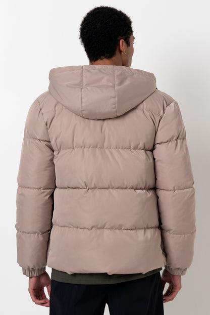 Puffer Jacket _ 157850 _ Taupe