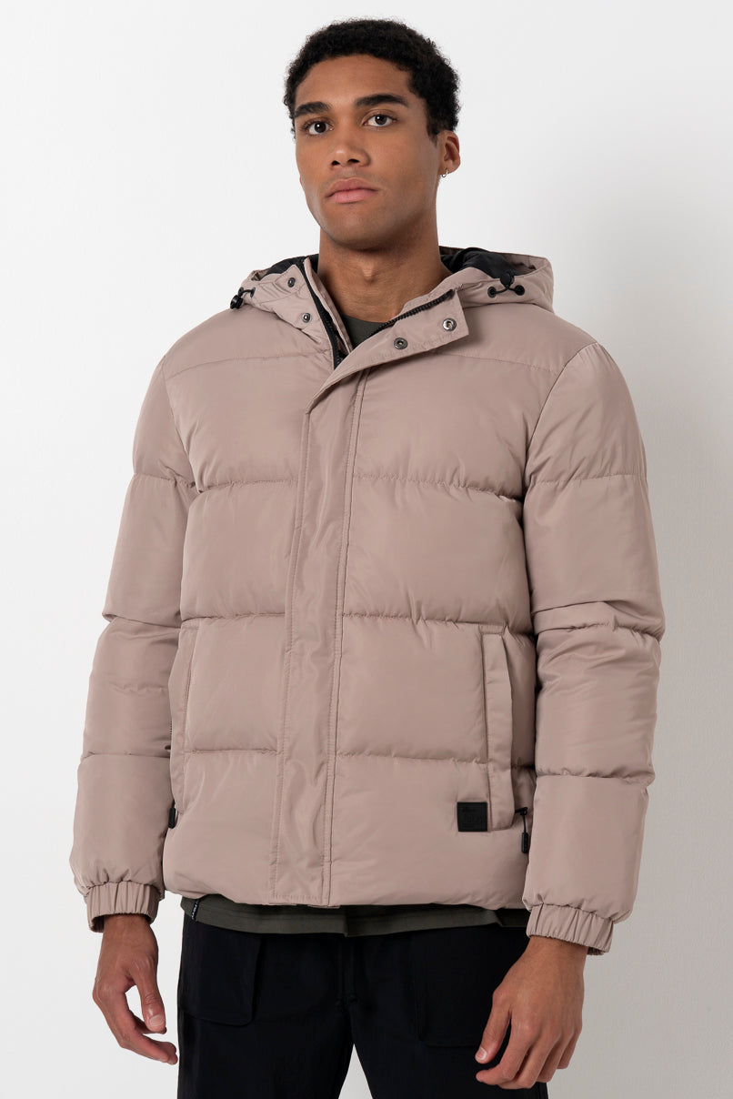 Puffer Jacket _ 157850 _ Taupe