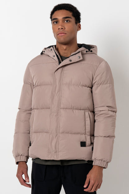 Puffer Jacket _ 157850 _ Taupe