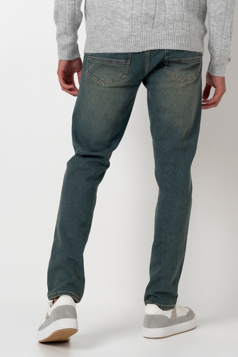 Rf02 Ripped Mid Wash Skinny Jeans _ 161693 _ Mid Wash