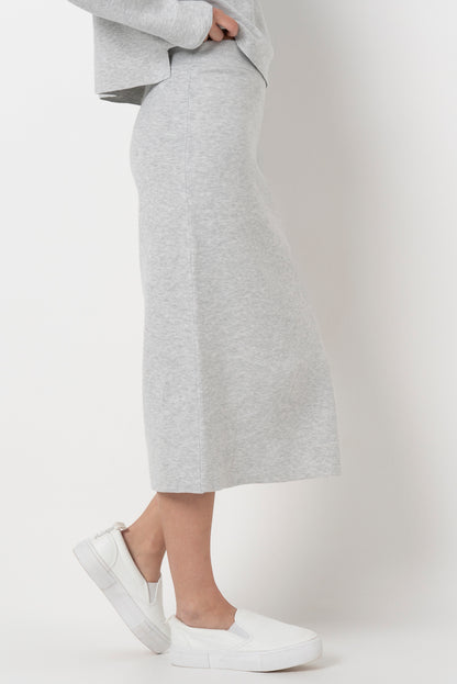 Column Skirt _ 157603 _ Grey Mel