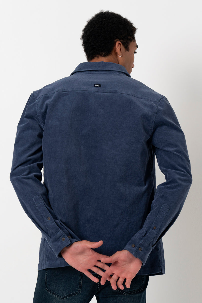 Corduroy Shirt _ 157661 _ Indigo