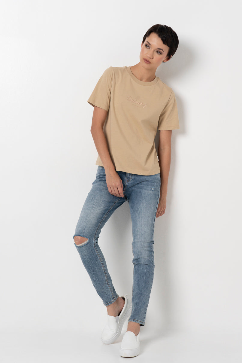 Rf12 Mid Rise Skinny Jeans _ 156881 _ Mid Wash