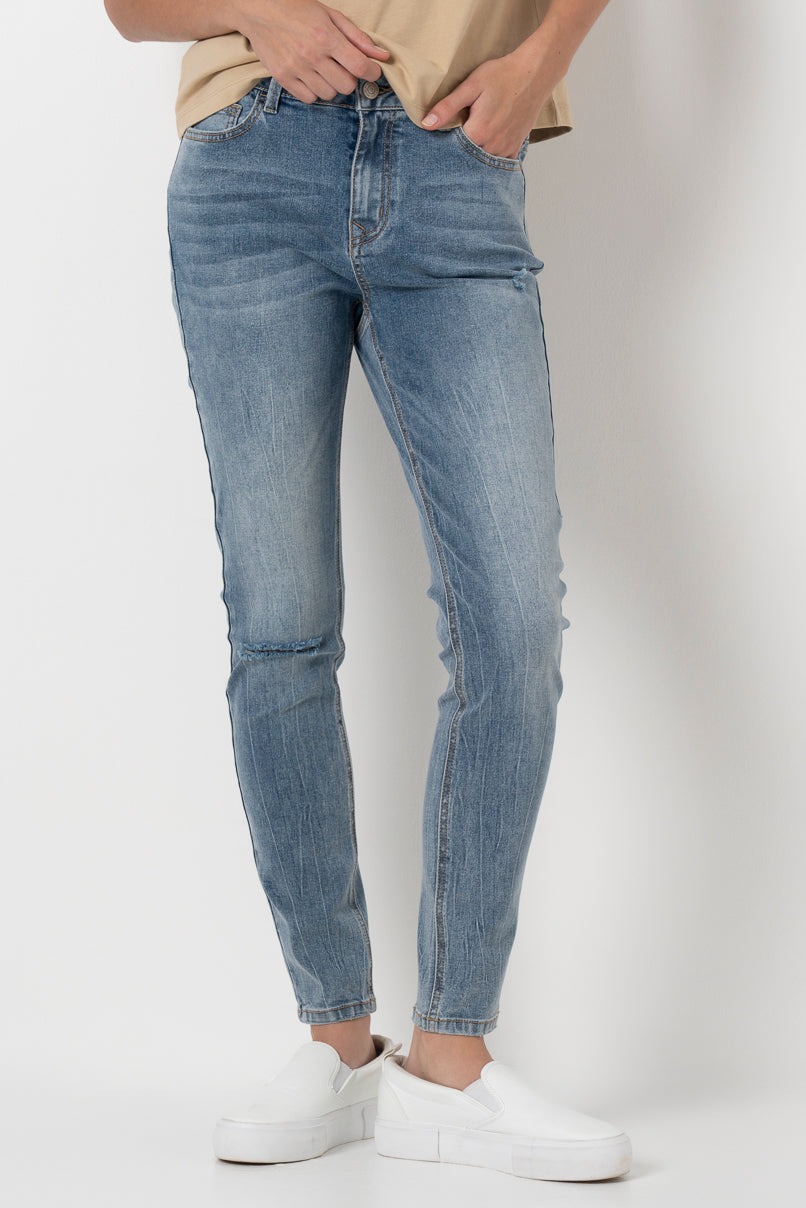 Rf12 Mid Rise Skinny Jeans _ 156881 _ Mid Wash