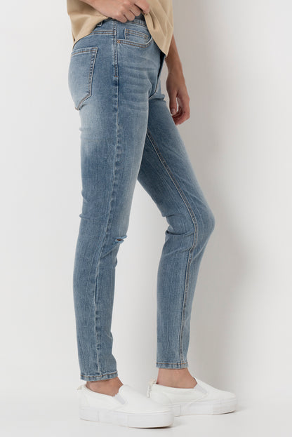 Rf12 Mid Rise Skinny Jeans _ 156881 _ Mid Wash