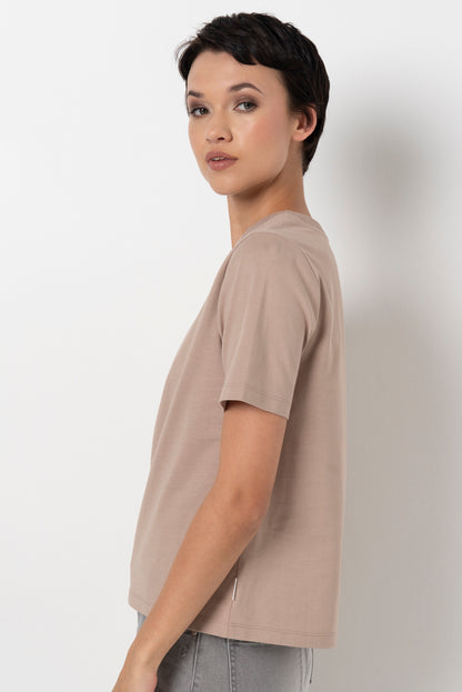 Slim Fit T-Shirt _ 157814 _ Stone
