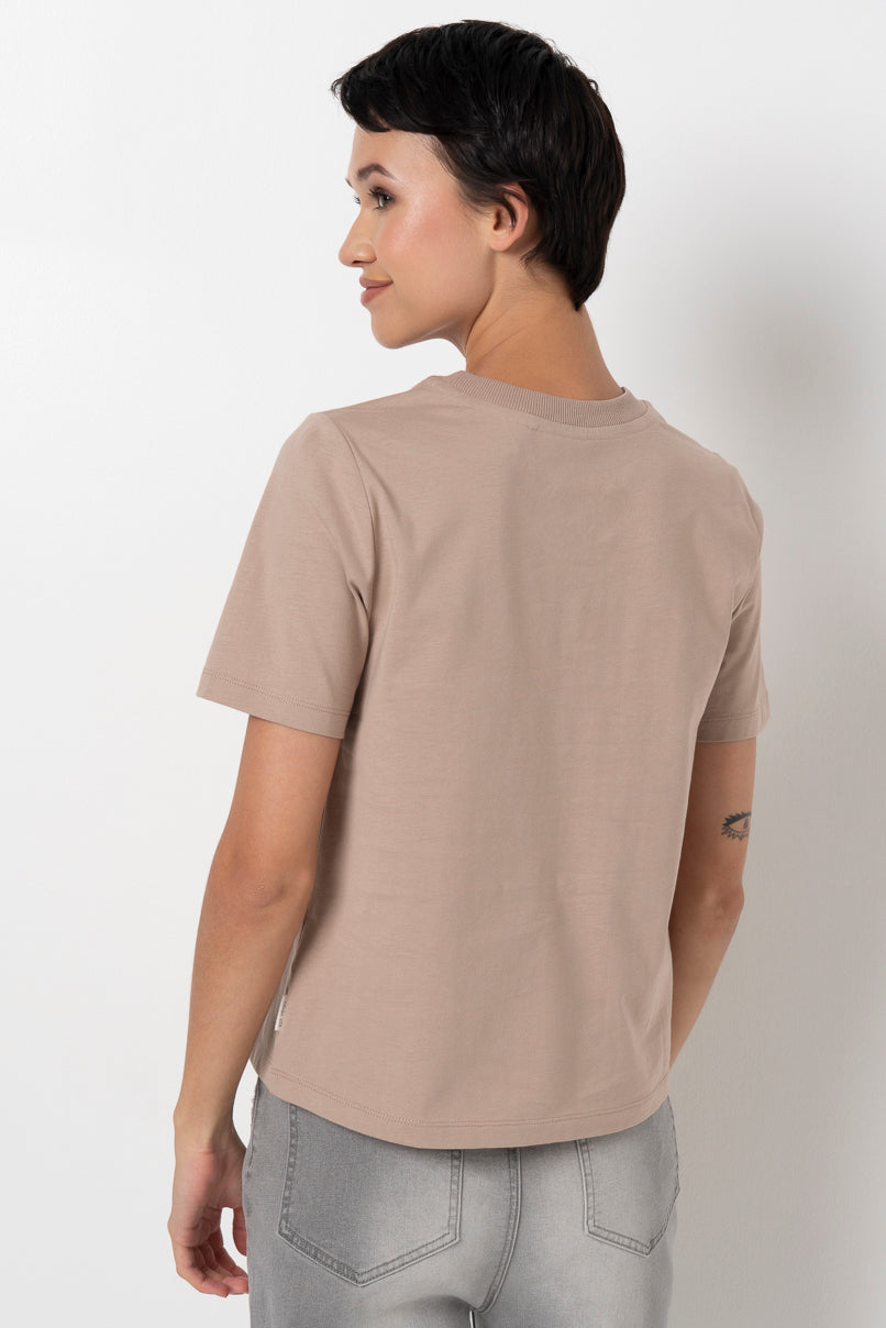 Slim Fit T-Shirt _ 157814 _ Stone