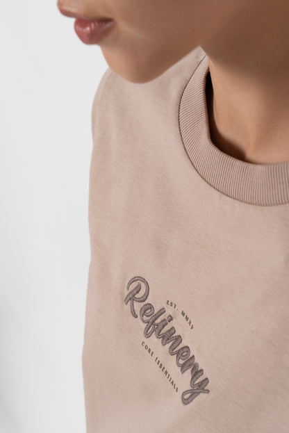 Slim Fit T-Shirt _ 157814 _ Stone