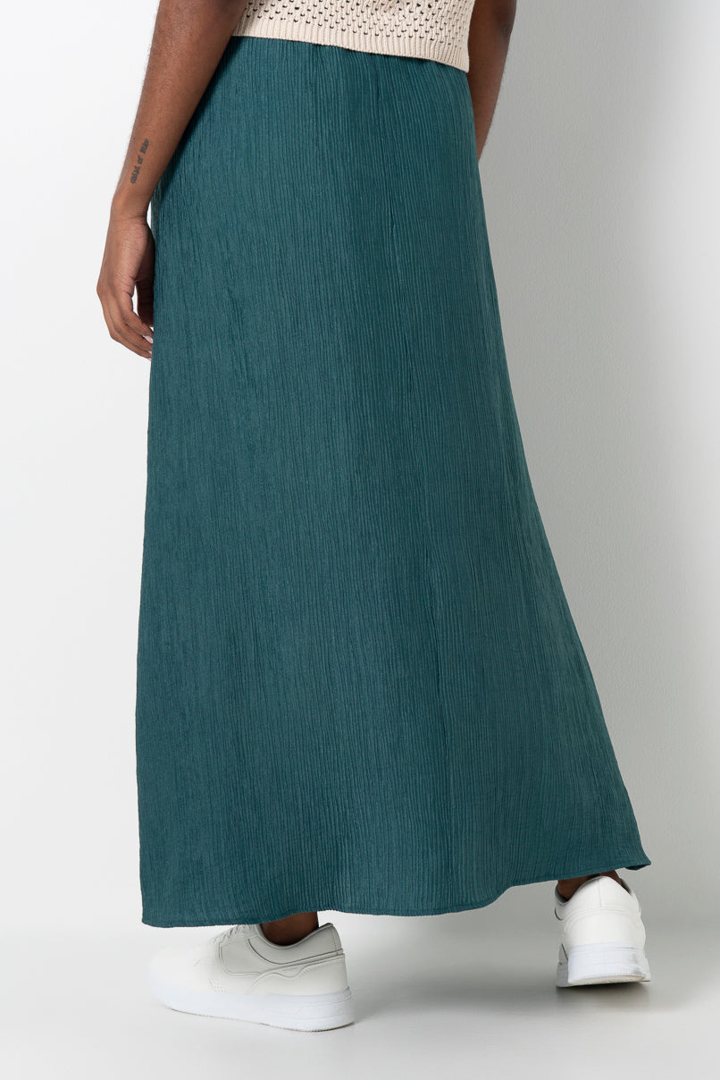 Flare Skirt _ 161596 _ Green