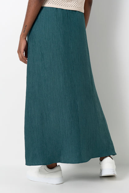 Flare Skirt _ 161596 _ Green