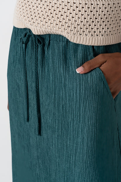 Flare Skirt _ 161596 _ Green