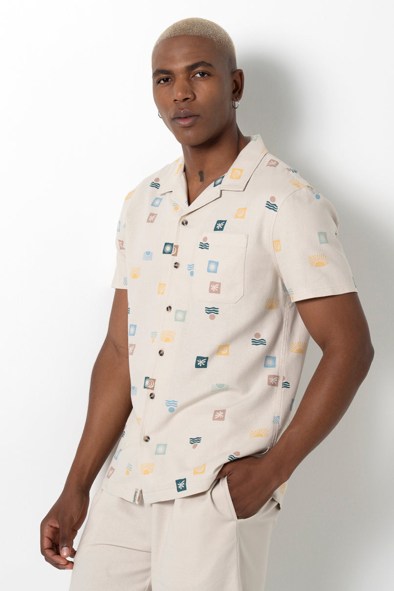 Iconography Shirt _ 161134 _ Cement