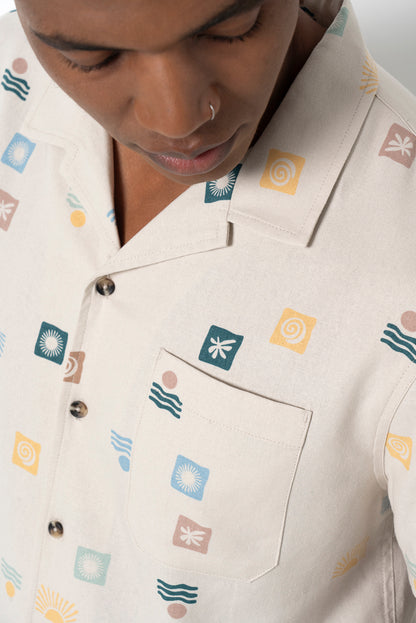 Iconography Shirt _ 161134 _ Cement