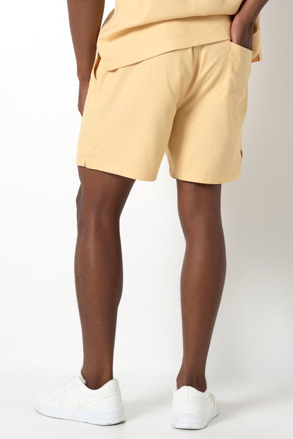 Pull On Shorts _ 161143 _ Ochre