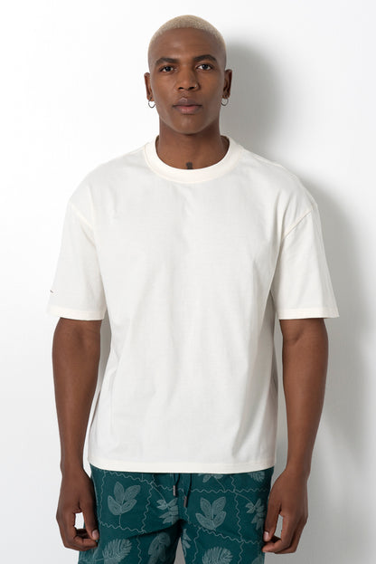 Minimalistic T-Shirt _ 161151 _ Off White