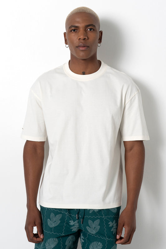 Minimalistic T-Shirt _ 161151 _ Off White