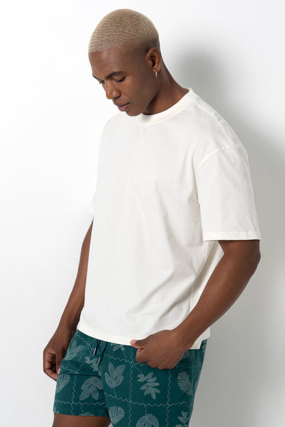 Minimalistic T-Shirt _ 161151 _ Off White