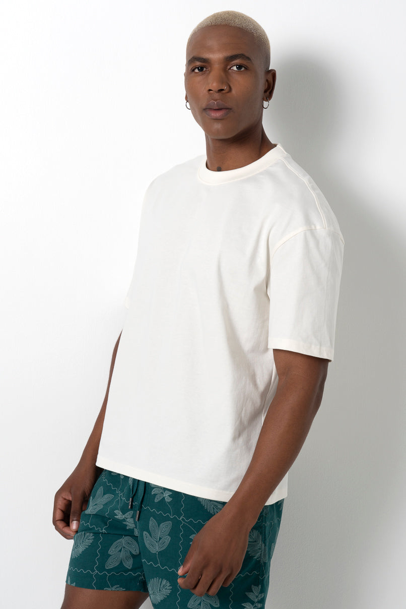 Minimalistic T-Shirt _ 161151 _ Off White