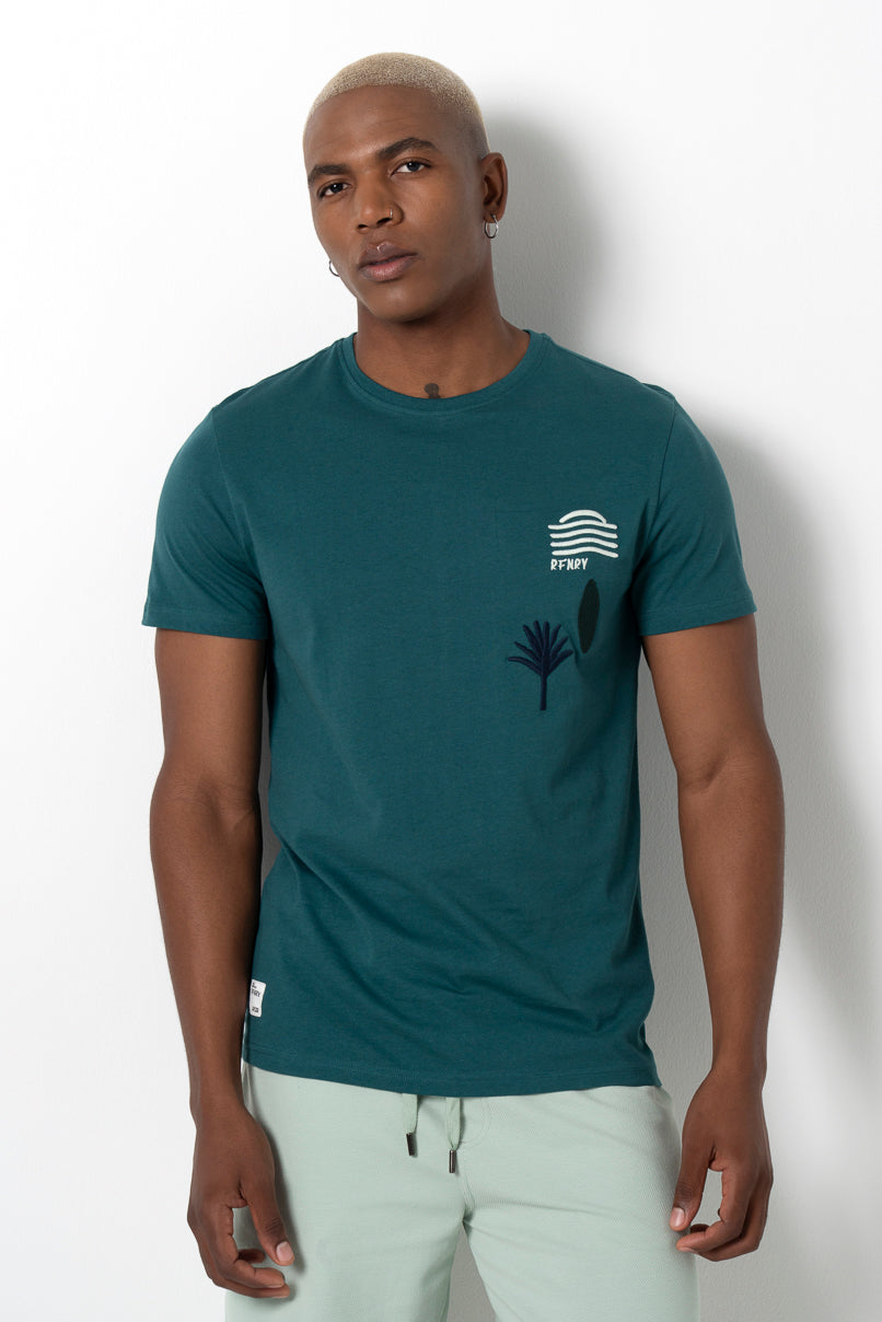 Statement T-Shirt _ 161147 _ Emerald