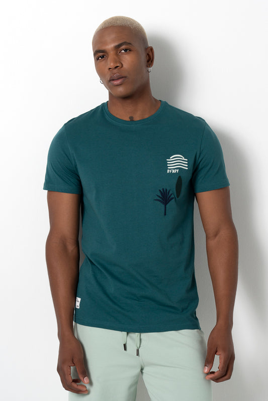 Statement T-Shirt _ 161147 _ Emerald