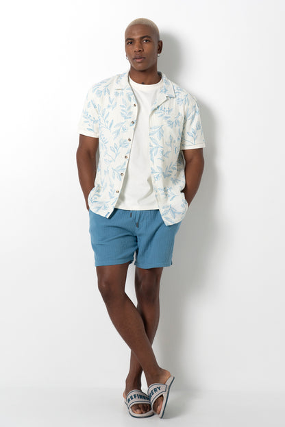 Double Cloth Shirt _ 161137 _ Off White