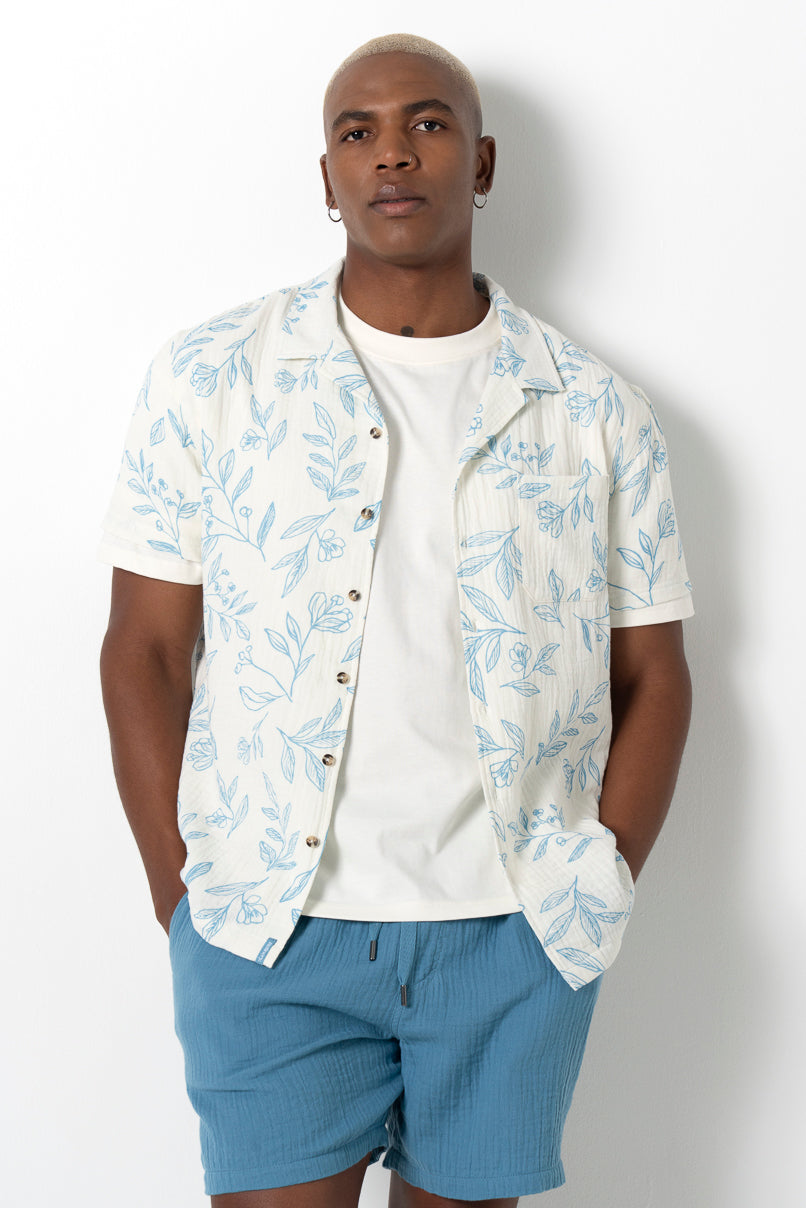 Double Cloth Shirt _ 161137 _ Off White