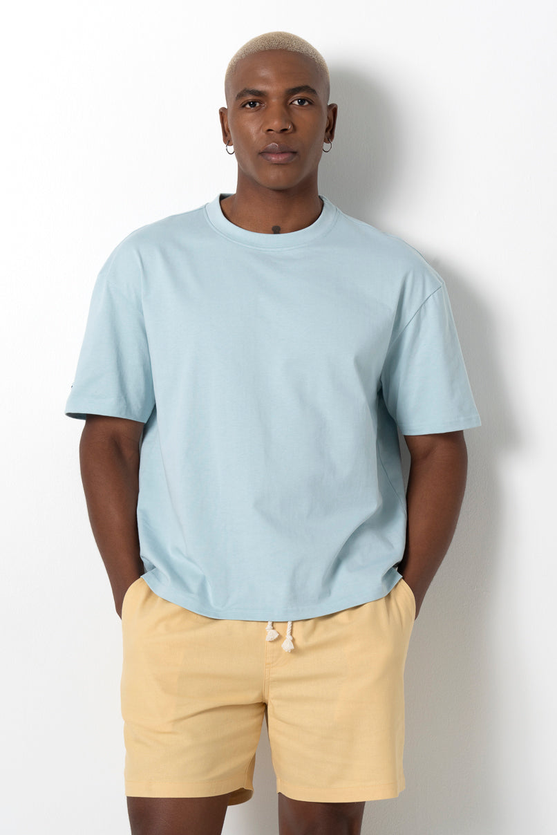 Minimalistic T-Shirt _ 161151 _ Light Blue