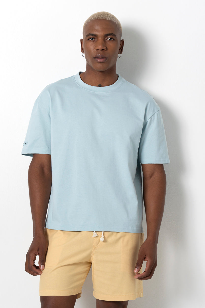 Minimalistic T-Shirt _ 161151 _ Light Blue