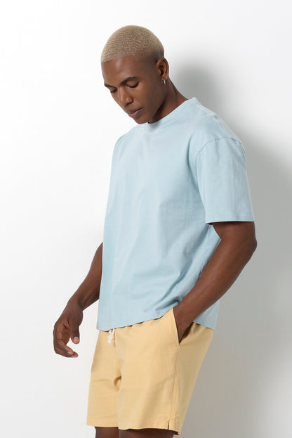 Minimalistic T-Shirt _ 161151 _ Light Blue