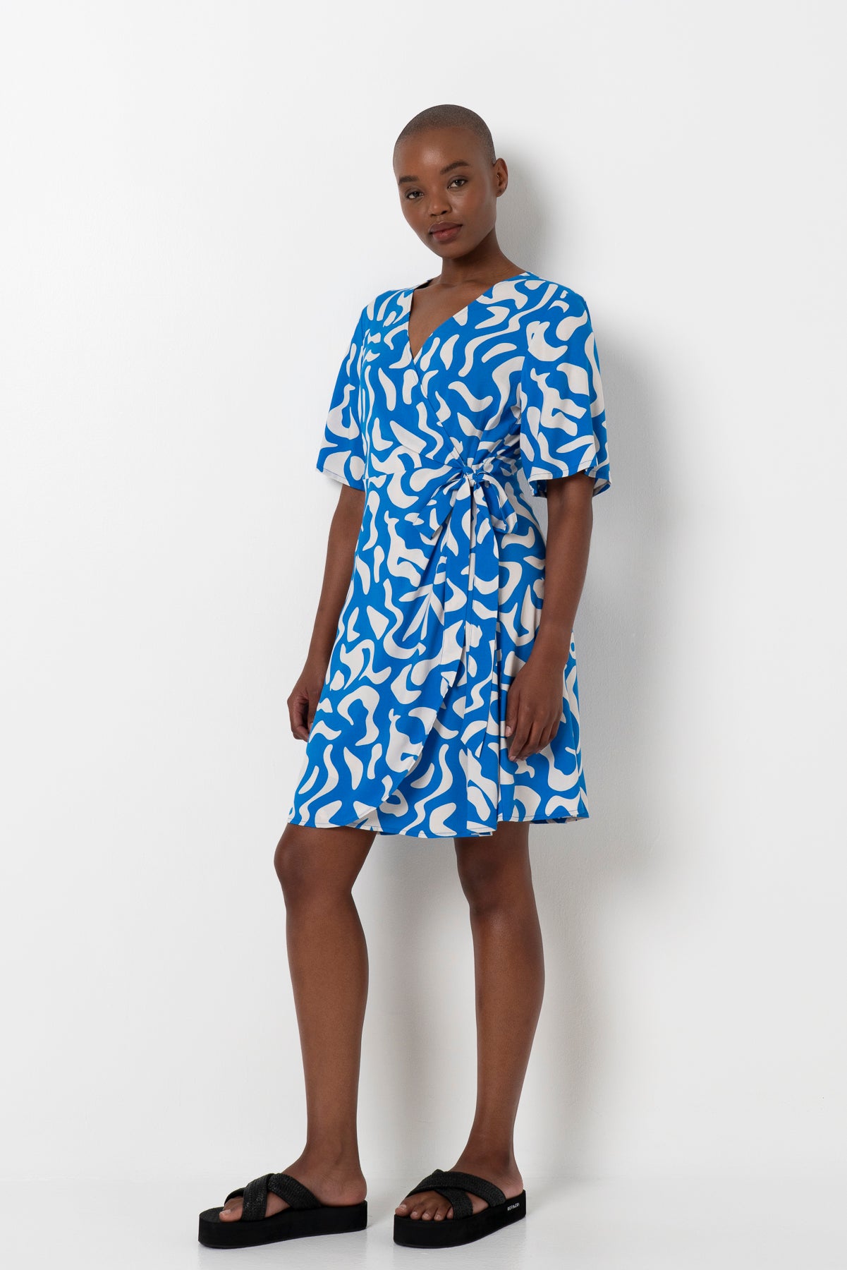 Wrap Dress _ 165758 _ Blue