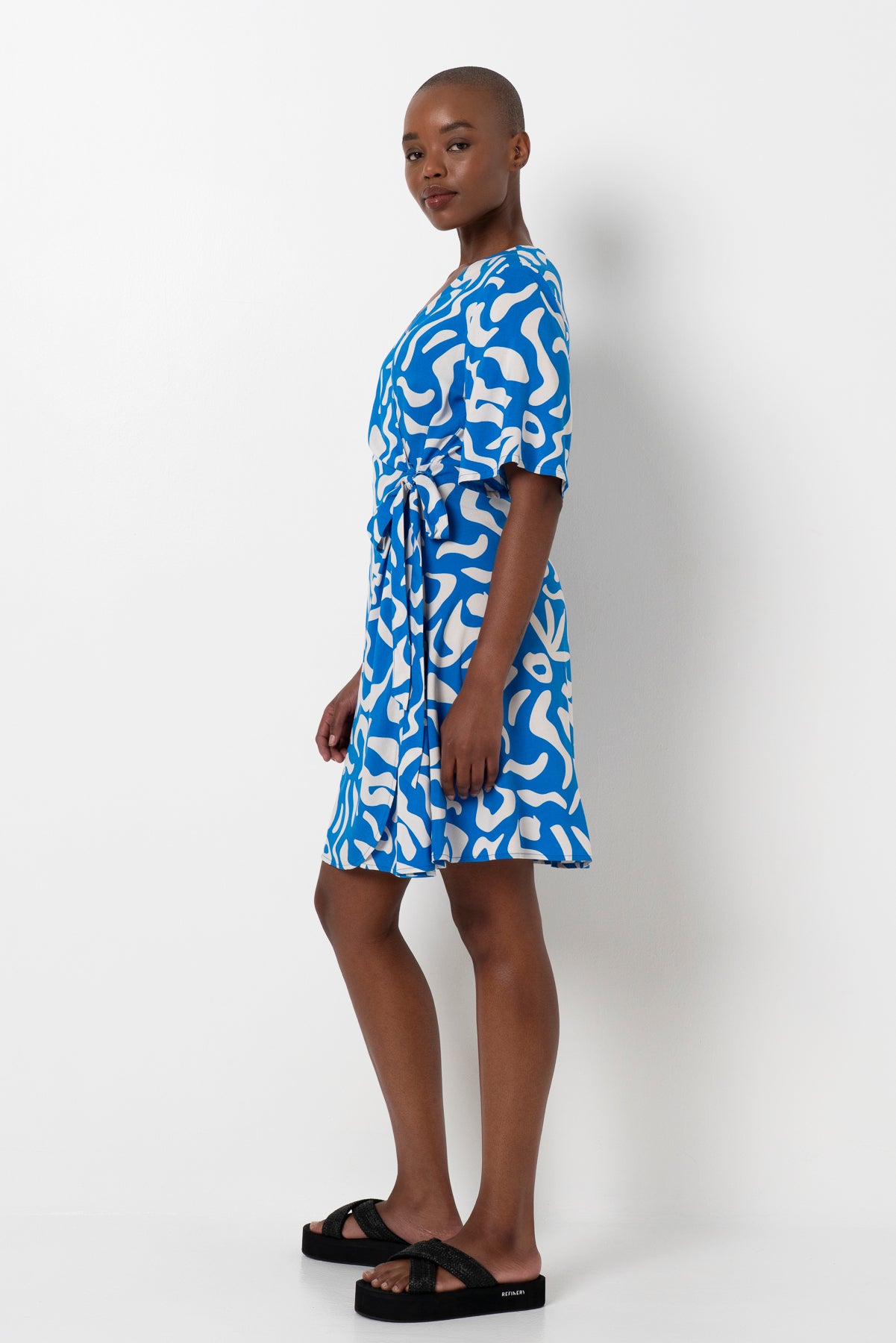 Wrap Dress _ 165758 _ Blue
