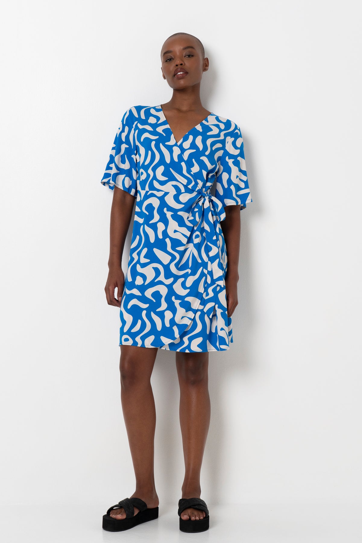 Wrap Dress _ 165758 _ Blue
