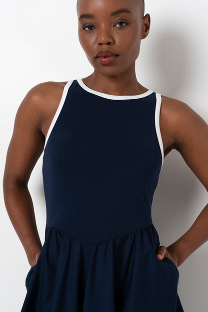 Racer Dress _ 165745 _ Blue