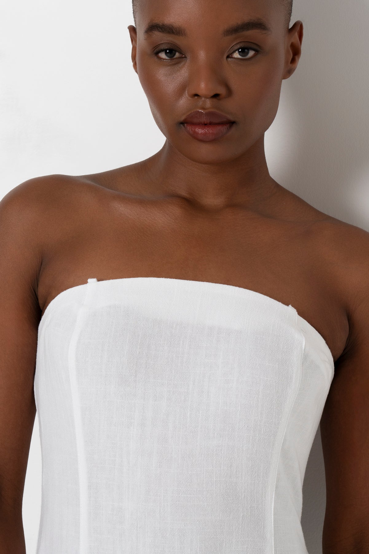 Bandeau Dress _ 165775 _ White