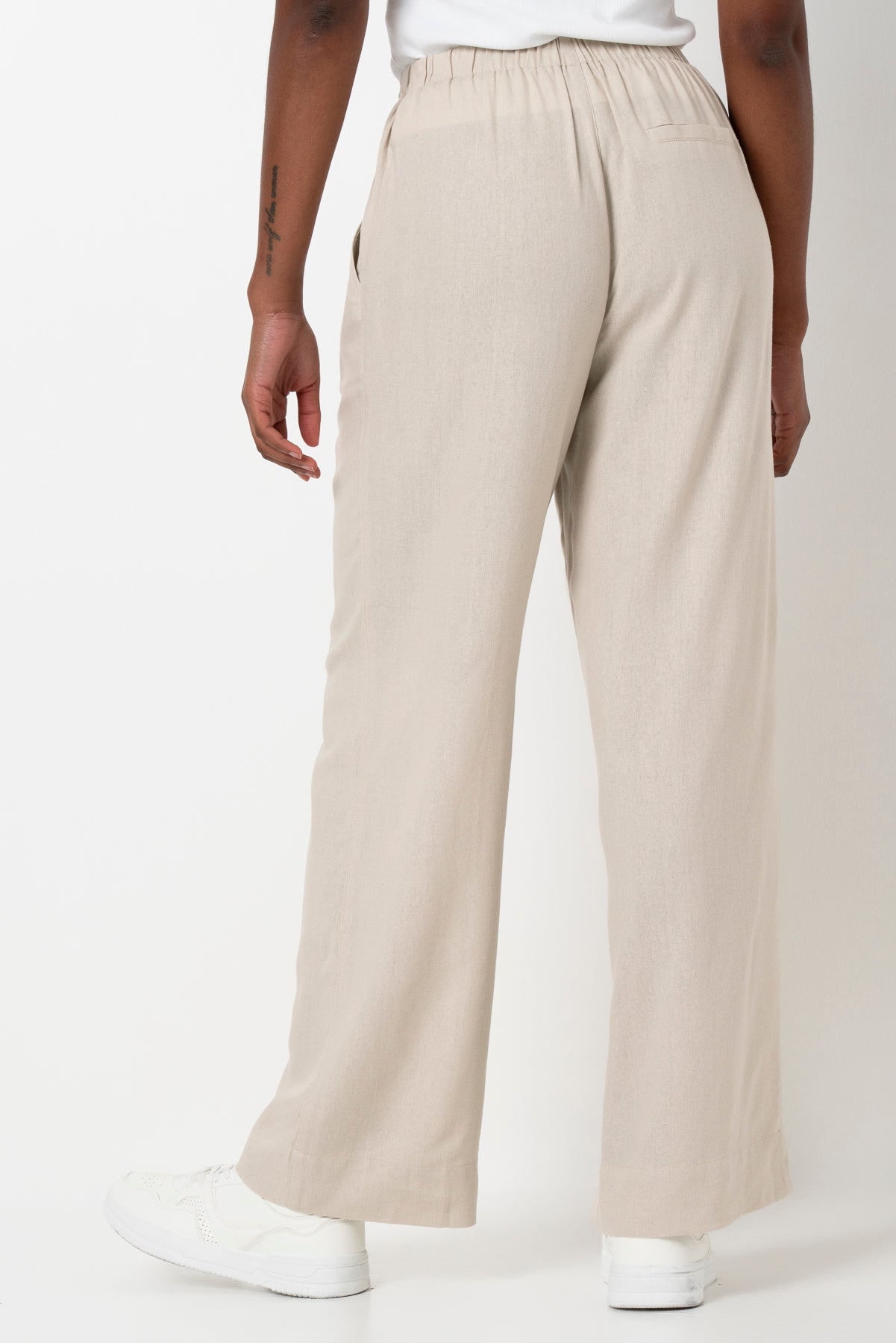 Hi Rise Pants _ 165699 _ Stone