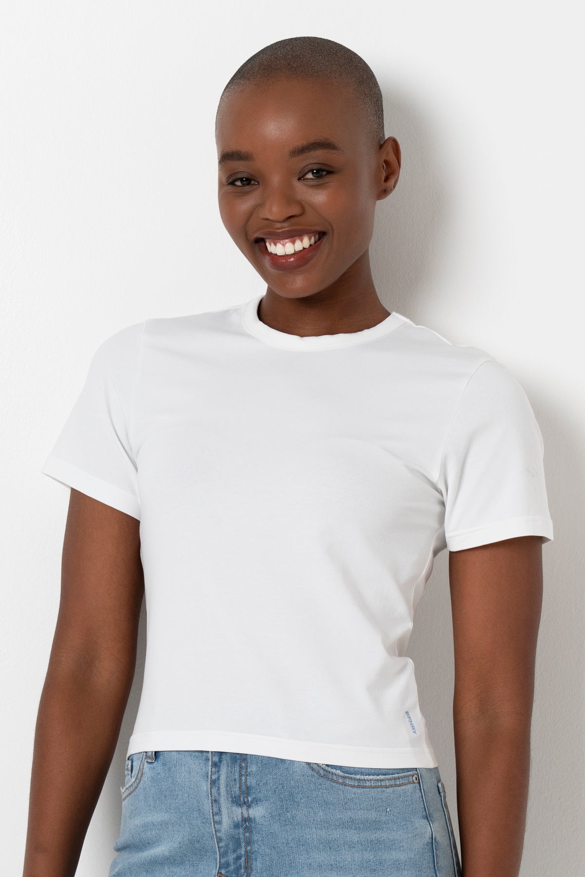 Fitted T-Shirt _ 163454 _ White