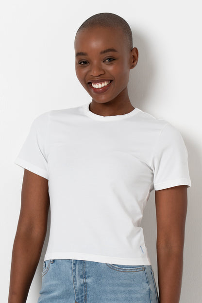 Fitted T-Shirt _ 163454 _ White