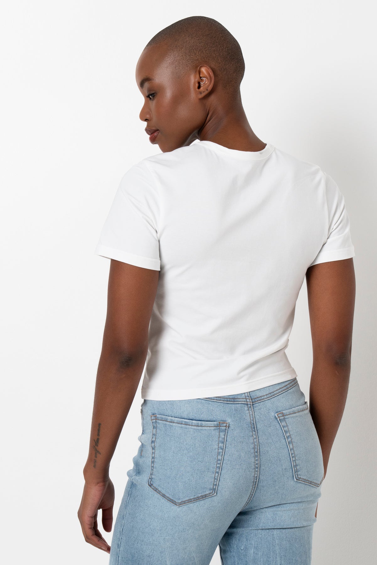 Fitted T-Shirt _ 163454 _ White