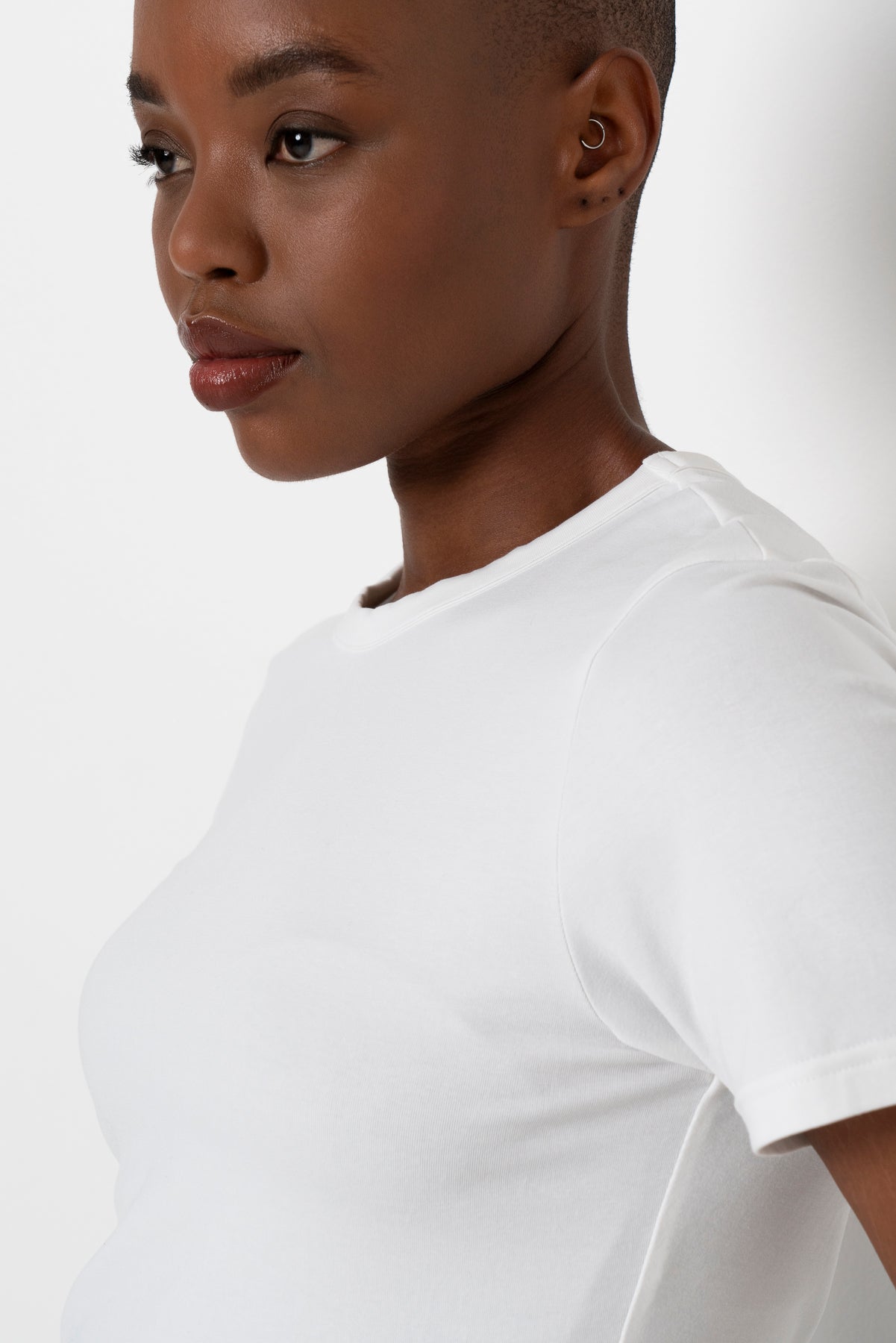 Fitted T-Shirt _ 163454 _ White