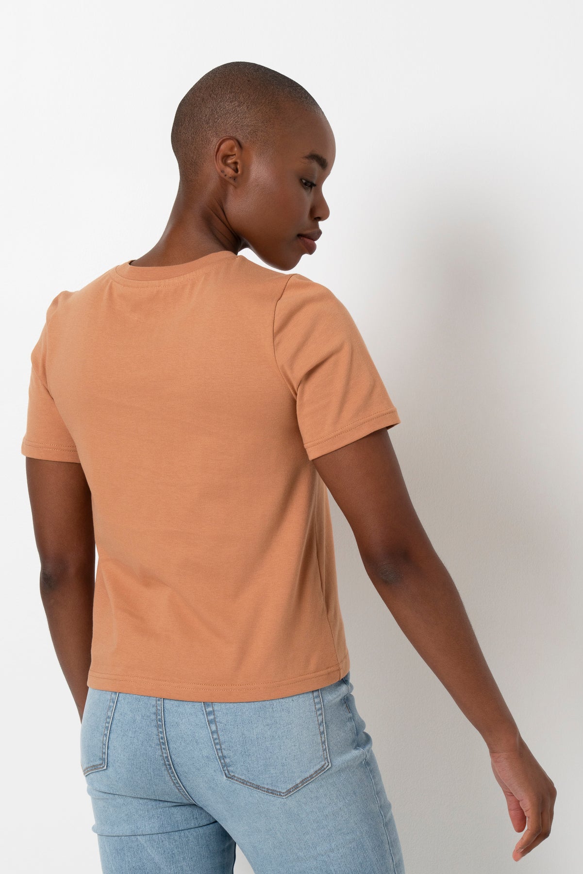 Slim Fit T-Shirt _ 167863 _ Biscuit