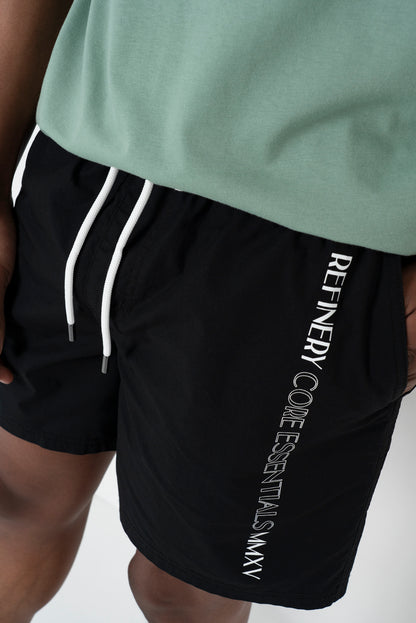 Branded Cuba Pool Shorts _ 164442 _ Black