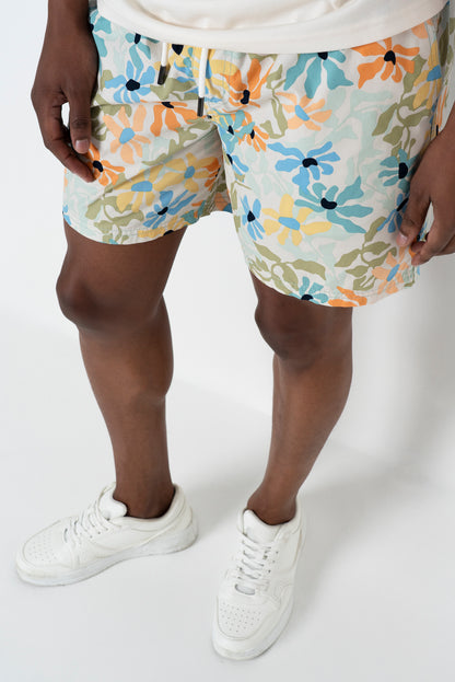 Floral Pool Shorts _ 164446 _ Multi