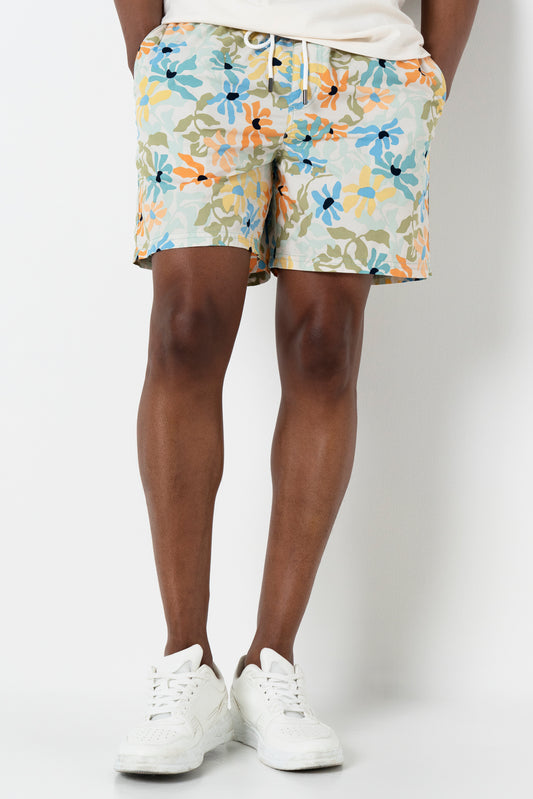 Floral Pool Shorts _ 164446 _ Multi