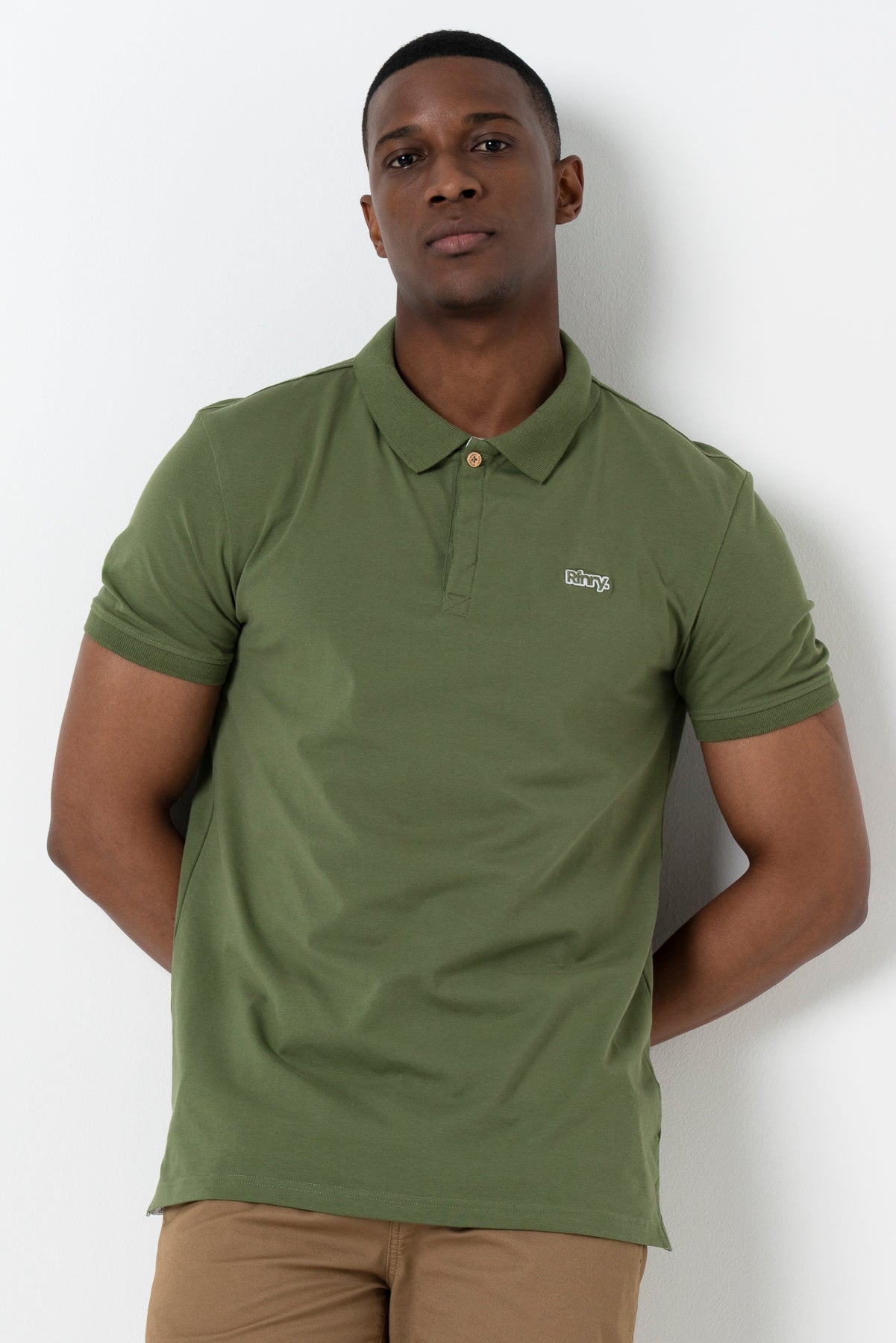 Knit Golfer _ 166986 _ Olive