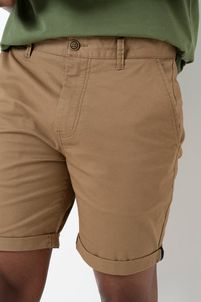 Chino Shorts _ 164335 _ Toffee