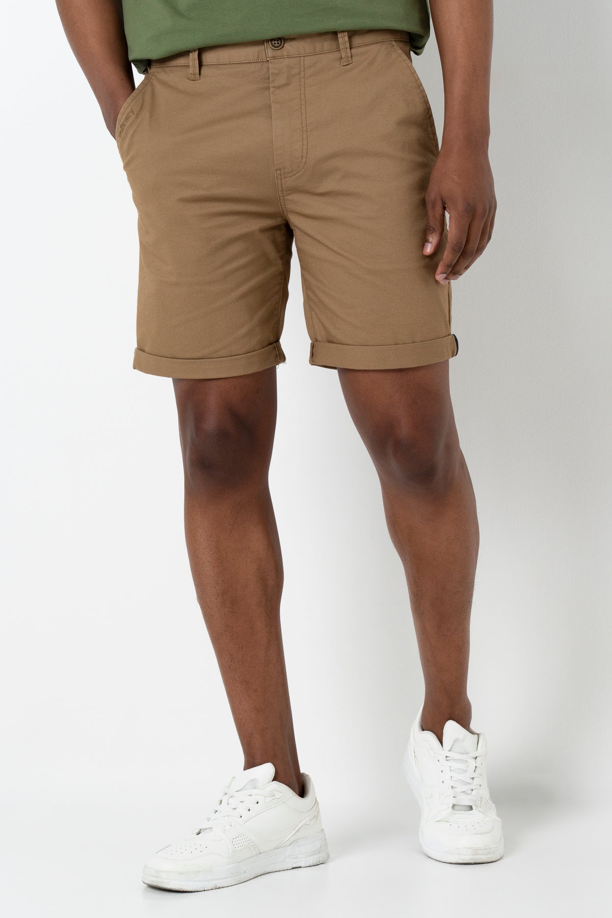 Chino Shorts _ 164335 _ Toffee