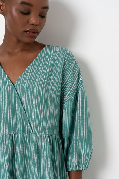 Bubble Relaxed Dress _ 165760 _ Green