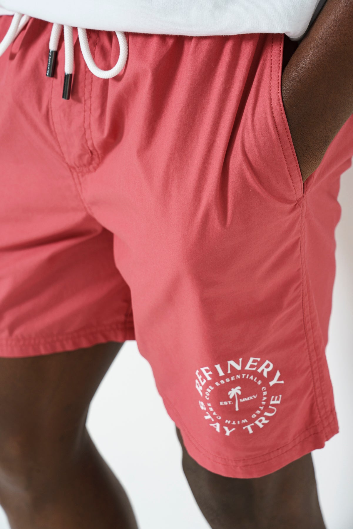 Statement Pool Shorts _ 164507 _ Red