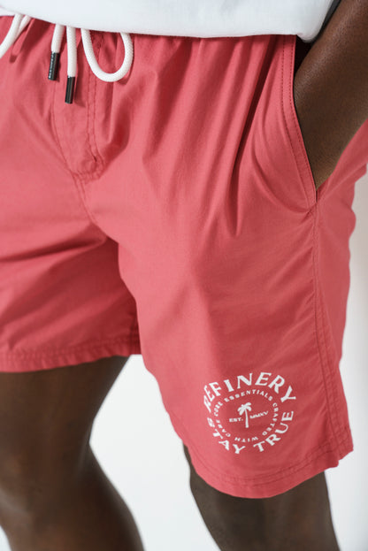 Statement Pool Shorts _ 164507 _ Red